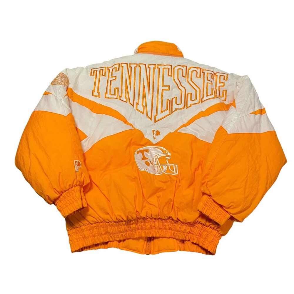 Vintage Tennessee Volunteers Vols AOP PRO PLAYER Puffer Jacket Medium M Football